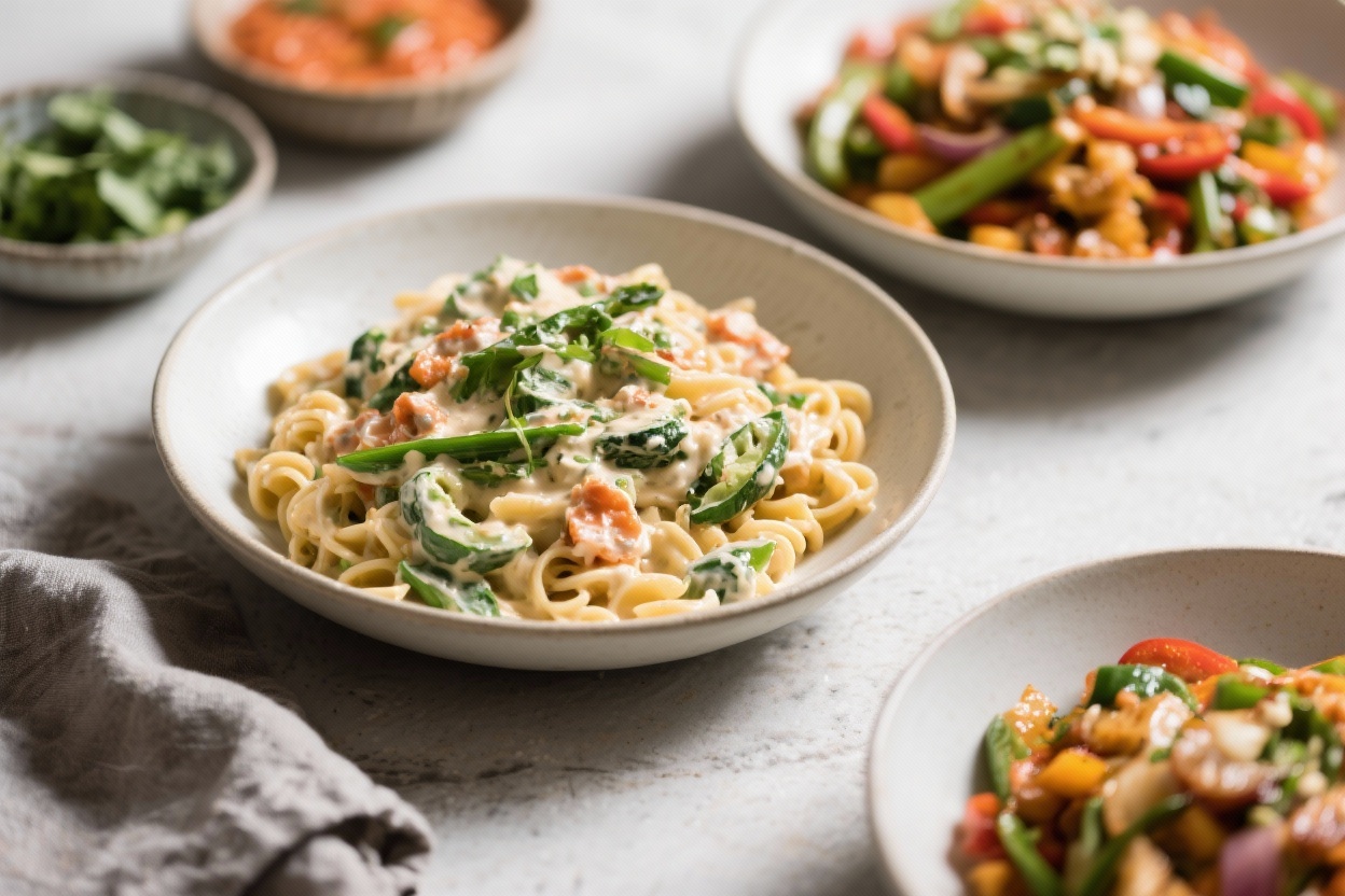 30 minute vegetarian dinner recipes - Think creamy pasta, hearty bowls, and colorful stir-fries that don’t feel like an afterthought