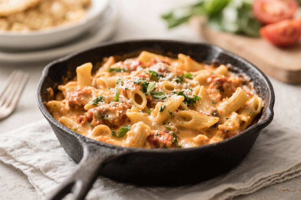 Easy 30 minute comfort dinners - Think creamy pastas, hearty skillets, and warm bowls that feel like a hug after a long day