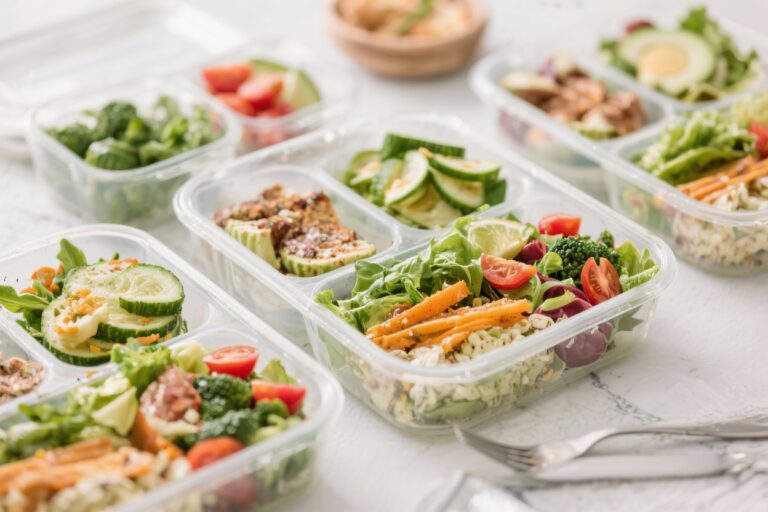 healthy lunch prep for work