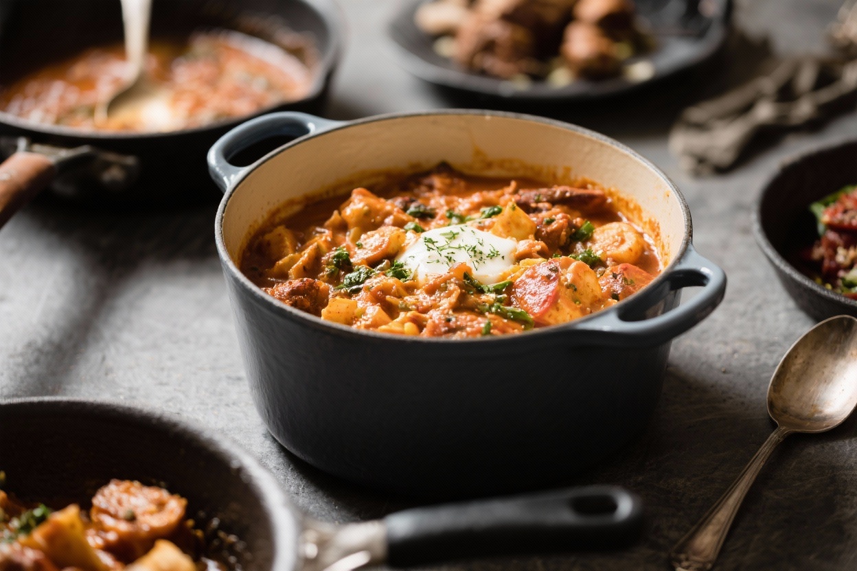 One pot comfort meals - With just one pot, you can build layers of flavor without juggling multiple pans or a mountain of di